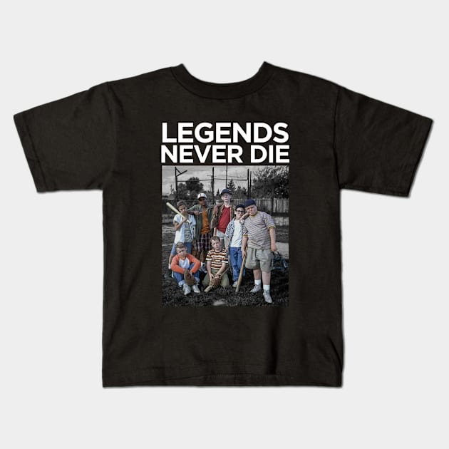 LEGENDS NEVER DIE Kids T-Shirt by CrazyRich Bimasakti1'no11